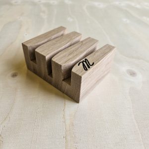 single oak cutlery block product image